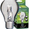 Lámpara eco halógena estandar clara e27 42w(60w) 630lm