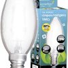 Lámpara eco halógena vela mate e14 28w(40w) 350lm