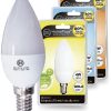 Lámpara vela led e14/4w 6000k luz fria