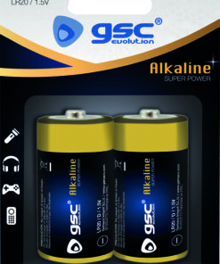 PILA ALKALINA GSC EVOLUT.LR20 (D) BL(2)