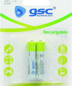 PILA RECARGABLE GSC HR03(AAA) 800MAH BL2