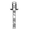 Remache al/ac standard-t k9,0 5,0x80