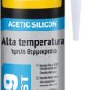 Silicona alta temperatura sl509 300ml negro