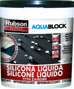 Silicona líquida aquablock 1,2kg teja