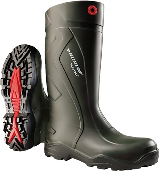 Bota caña alta purofort+s5 39 verde