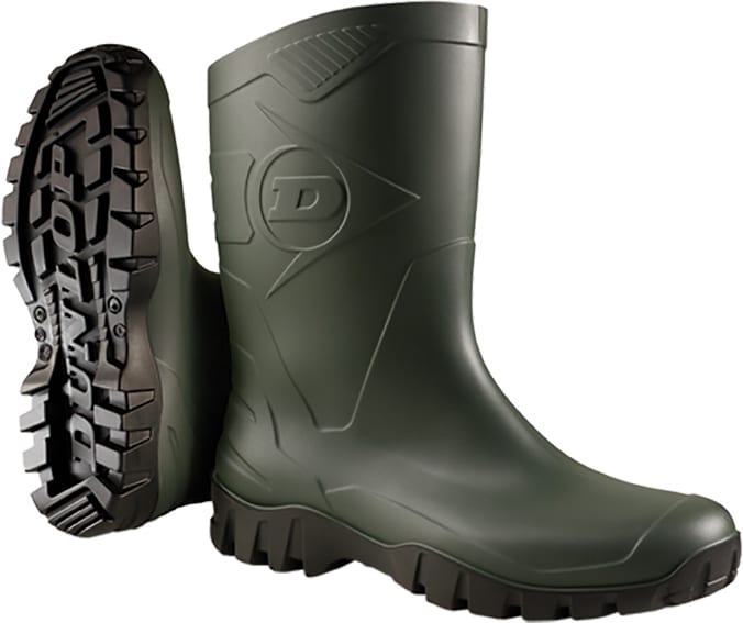 Bota caña media dee calf 38 verde