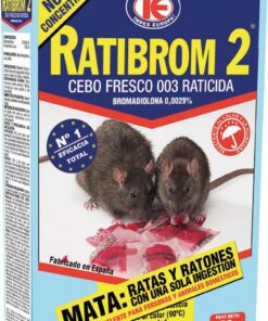 RATICIDA CEBO FRESCO RATIBROM 150GR