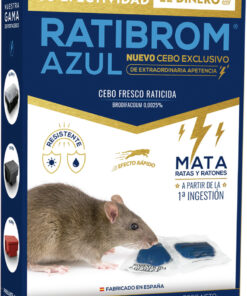 RATICIDA CEBO FRESCO RATIBROM  AZUL150GR