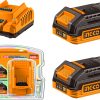 KIT CARGADOR+2 BATERIAS 20V 2AH