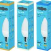 BOMBILLA LED VELA 4,2W E14 470L 6500K