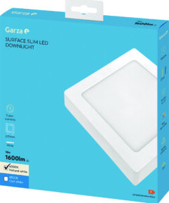 DOWNLIGHT CUADSUP 225MM 18W 6500K BLANCO