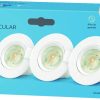 EMPOTRABLE CIRC 7W 60º 700LM PACK 3 BCO