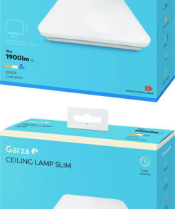 PLAFON LED CUAD Ø330MM 24W 1900LM 6500K