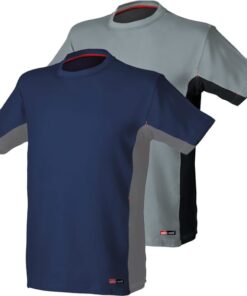 Camiseta stretch 8175 xxl azul/gris