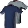 Camiseta stretch 8175 m gris/negro