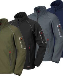 Cazadora softshell just xxl negra