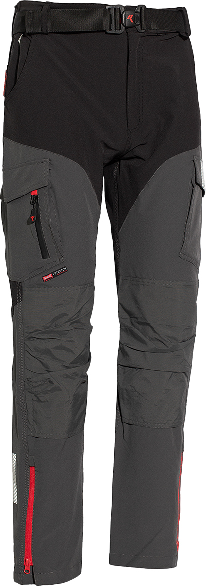 PANTALON STRETCH WISE GRIS/NGR 9060B M