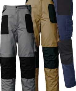 Pantalón trabajo stretch STARTER Azul/negro 8730