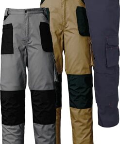Pantalón stretch xxl azul/gris