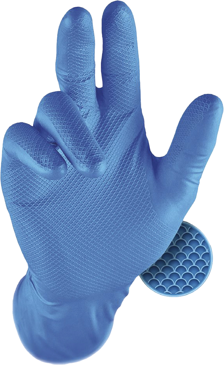 GUANTE GRIPPAZ 306DB T-8/M DES.AZUL C50