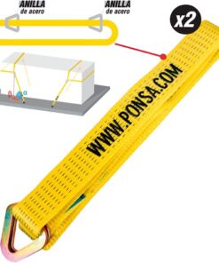 Amarre diagonal kit para 2 pallet 2ud 5,60m