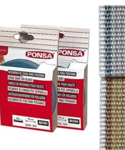 Cinta persiana nº7 bl 6mt 22mm bicolor