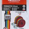 PONSA BLISTER 2UDS TRINQUETE HEBILLA 500KG 3M 25MM