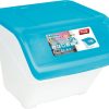 Contenedor multiusos 30l 392x399x330mm tapa azul