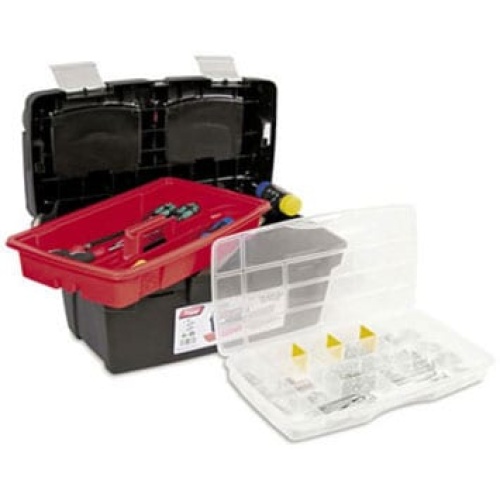 Caja herramientas con bandeja + est 500-e 500x295x270