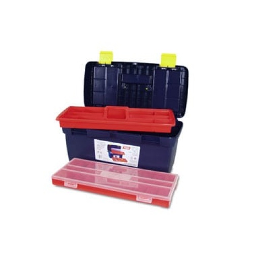 Caja herramientas con bandeja + est 18 580x290x290