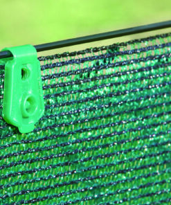 CLIP P/MALLA FIXATEX 68X20MM VERDE 20PZ