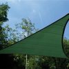 Toldo vela 360x360x360cm verde