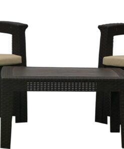 CONJ.PERUGIA RESINA 2 SOFAS+MESA KCH401