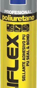 Masilla poliuretano poliflex 300 ml negro
