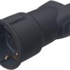 BASE CAUCHO 050197 2P+T 230V/16A NGR