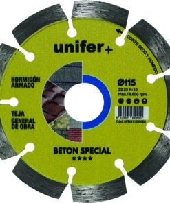 DISCO DIAMANTE BETON SPECIAL WBS115X22,2
