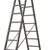 ESCALERA DOBLE ALU.L66 4,25M 2X9P EN-131
