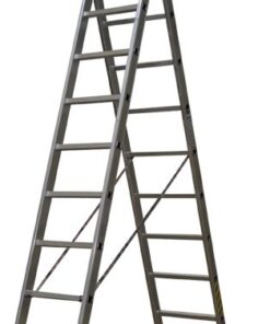 ESCALERA DOBLE ALU.L66 4,25M 2X9P EN-131