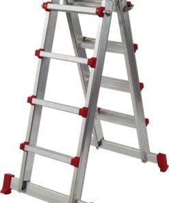 Escalera telescópica aluminio 4x4 peldaños (3,83 m)