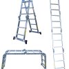 ESCALERA MULTIUSOS ALUM. ARTICULADA 4X3P