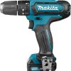 Taladro atornillador percutor hp331dsae 10,8v litio 2,0ah