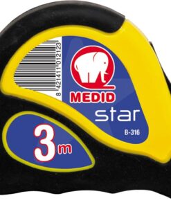 Flexómetro bimaterial star con freno 3mx16mm