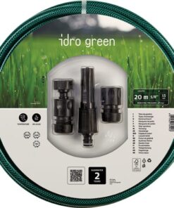 FITT MANGUERA IDRO KIT GREEN 15MM ROLLO 25MT