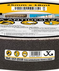 CINTA ANTIDESLIZANTE 157 25MMX18M NEGRA
