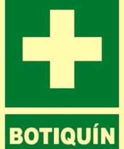 Señal fotolumiscente clase b botiquín 297x210mm