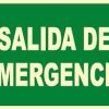 Señal fotolumiscente clase b salida emergencia ev101 297x210mm