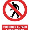 SEÑAL PROHIBIDO PASO PERS.AJE.OBRA SP851