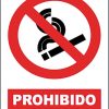 SEÑAL PROHIBIDO FUMAR SP850 40X30
