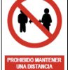 SEÑAL PROHIBIDO DIST.INF.2M SP975 40X30