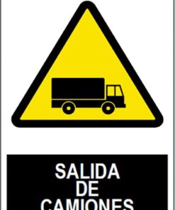 SEÑAL SALIDA CAMIONES SA1041 40X30